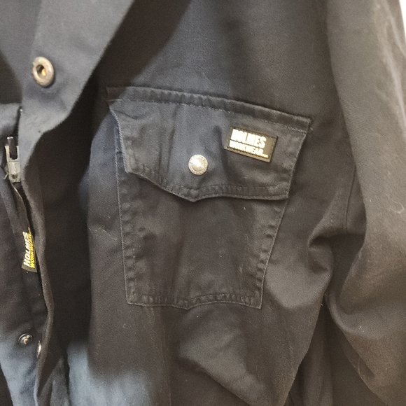 Holmes Workwear Navy Boiler Room Mechanics Zip Up Coveralls Size xl - Picture 3 of 8